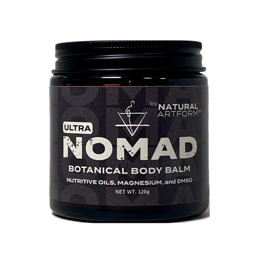 NOMAD Ultra Botanical Body Balm jar by Natural ArtForm