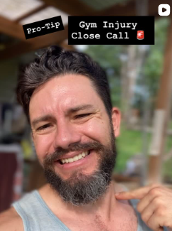 Customer using Natural ArtForm ALLEVIATE natural recovery cream for muscle cramps — Instagram reel testimonial 4