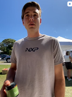 Customer using Natural ArtForm ALLEVIATE for sports performance recovery — Instagram reel testimonial 5